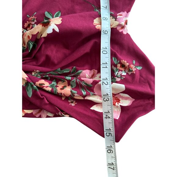 Nine Britton Vivienne Twist-Front Fitted Midi Floral Dress Sleeveless S NWOT - Picture 8 of 9